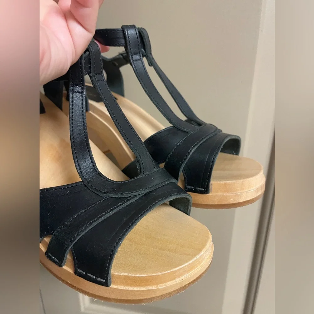 Swedish Hasbeens Clog Sandals - Picture 7 of 13